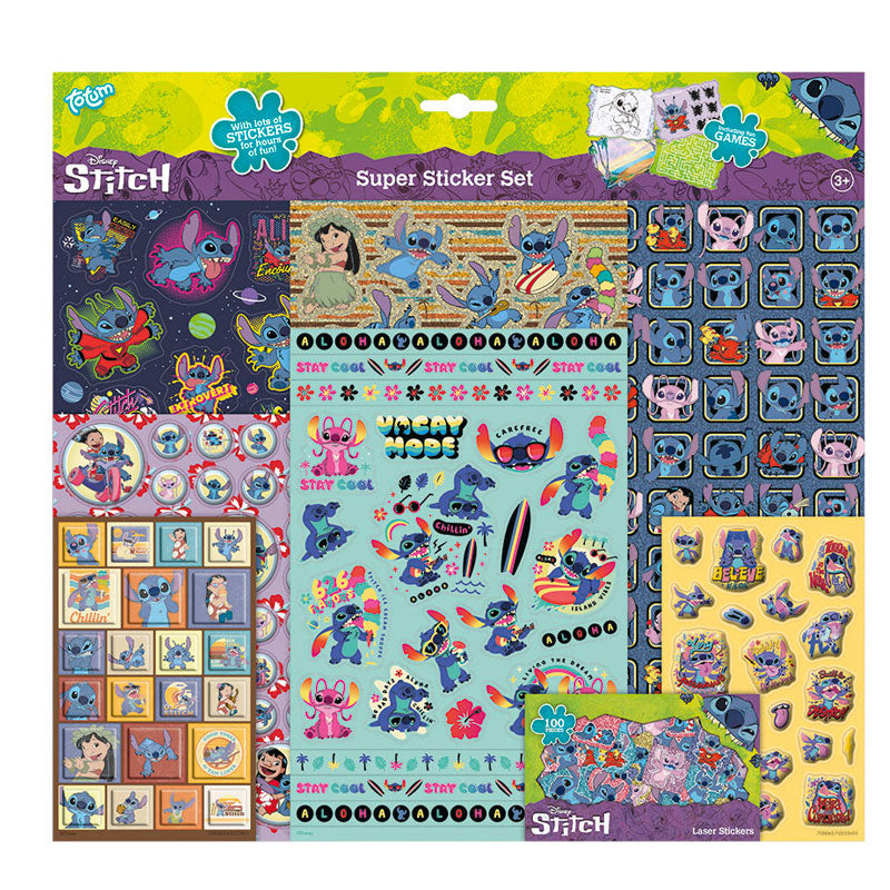 DISNEY STICKERS STITCH SUPER SET